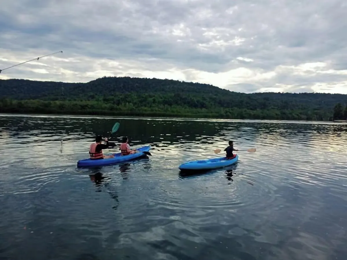 Evening kayaking