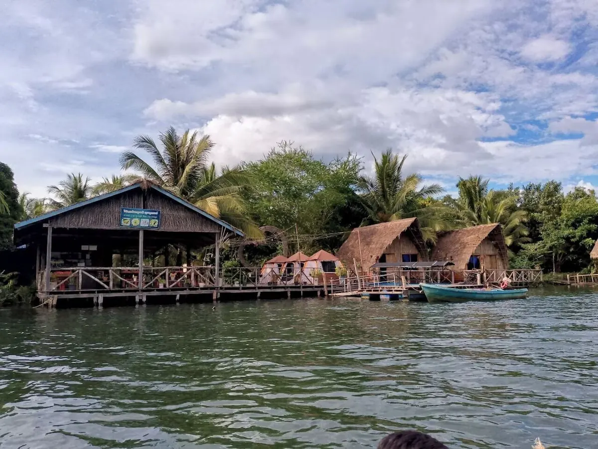 Guest house from the river